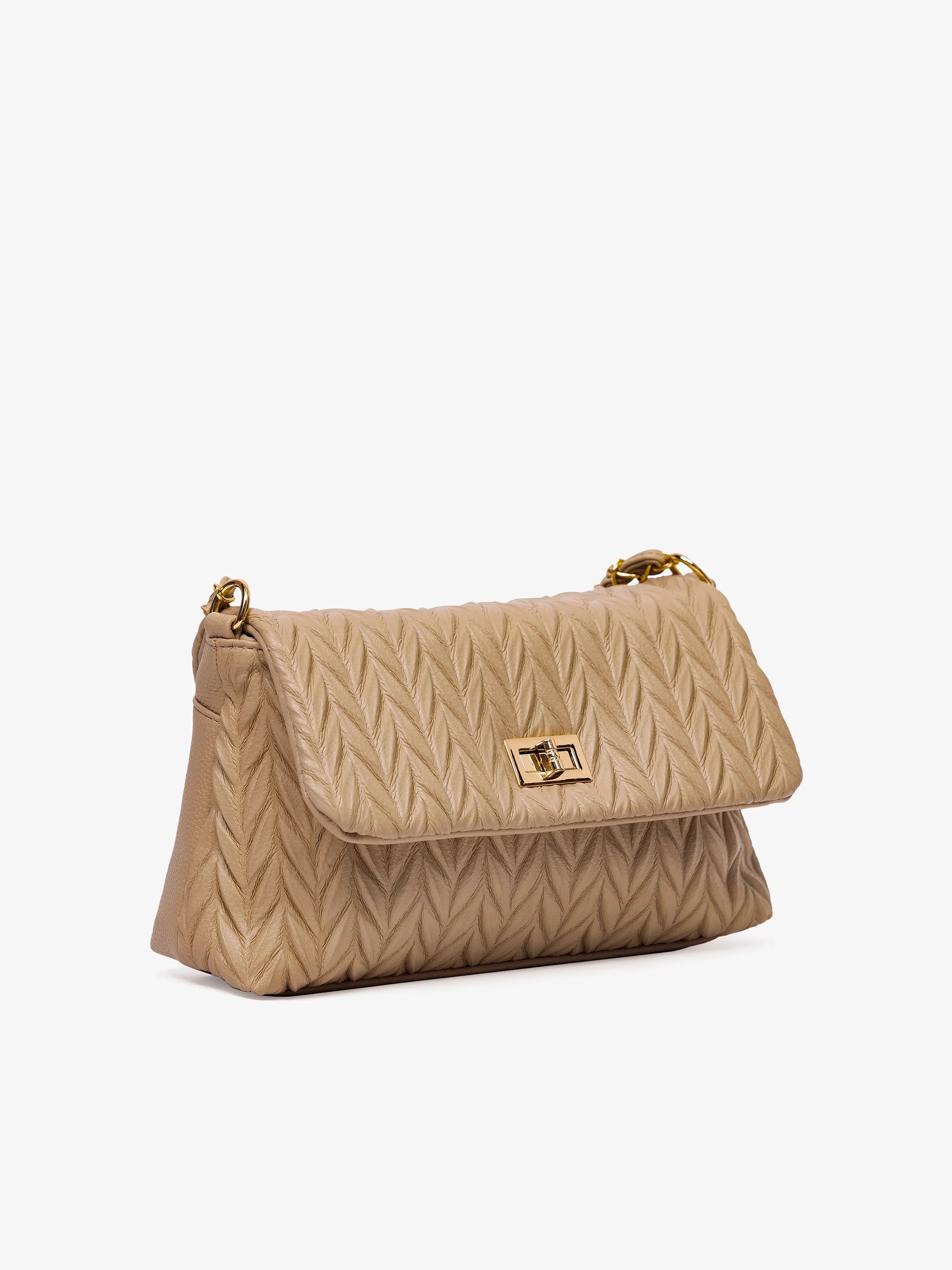 Women's Light Brown Crossbody Bag - EAWHB5-045 - Image 3
