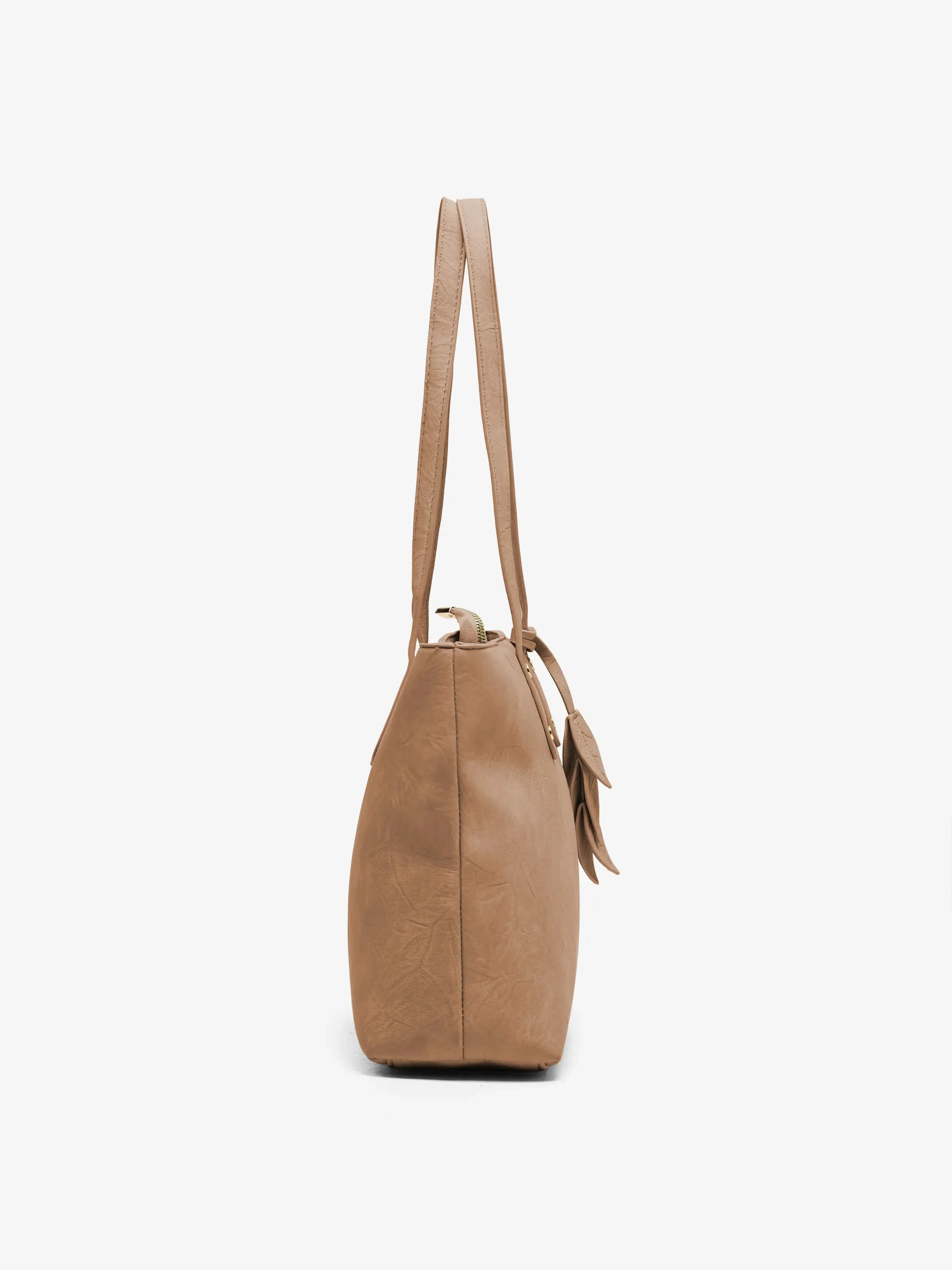 Women's Light Brown Tote Bag - EAWHB5-051 - Image 3