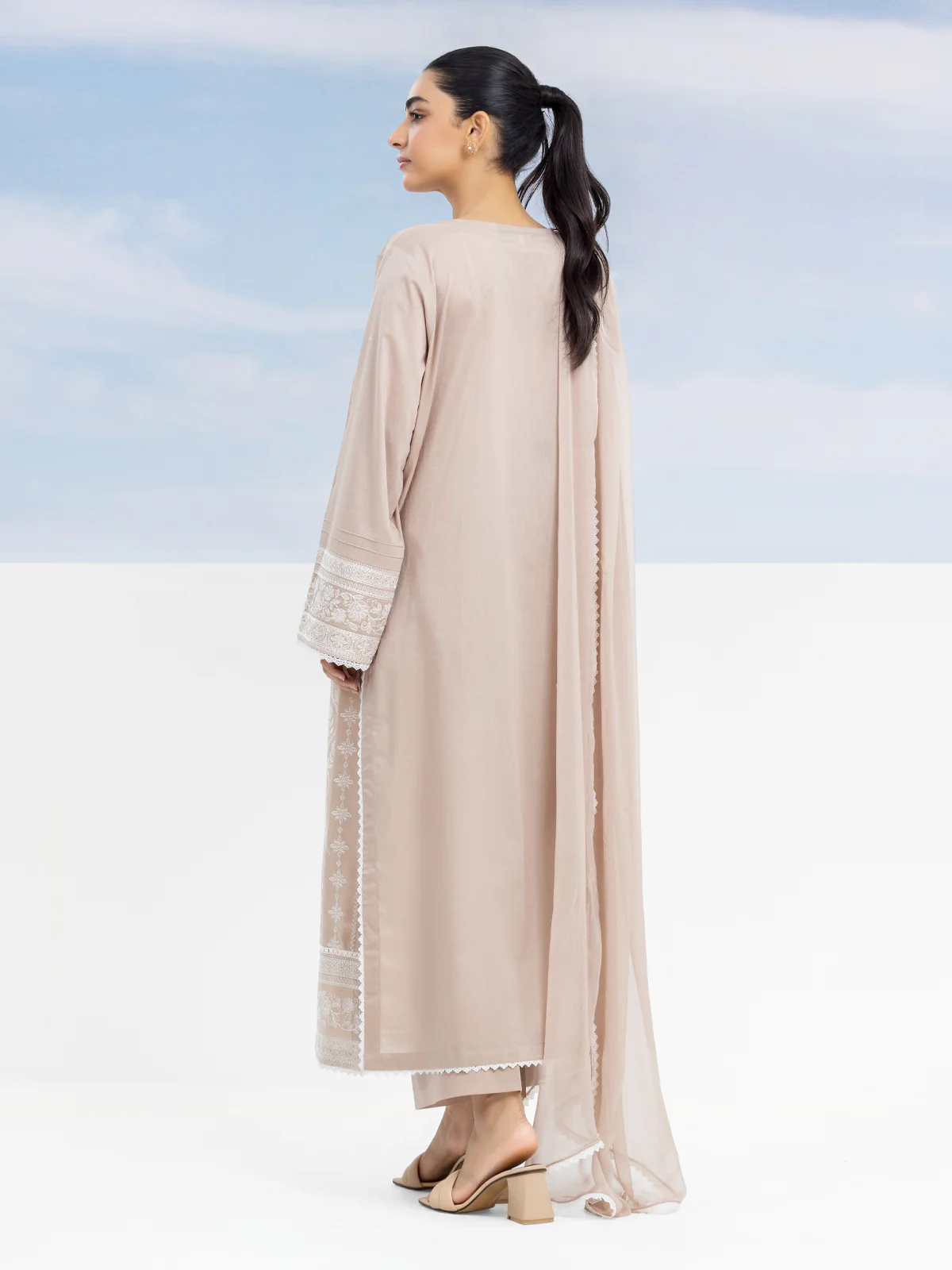 Unstitched Embroidered Cambric Suit - EWU24V2-30137-3P - Image 4