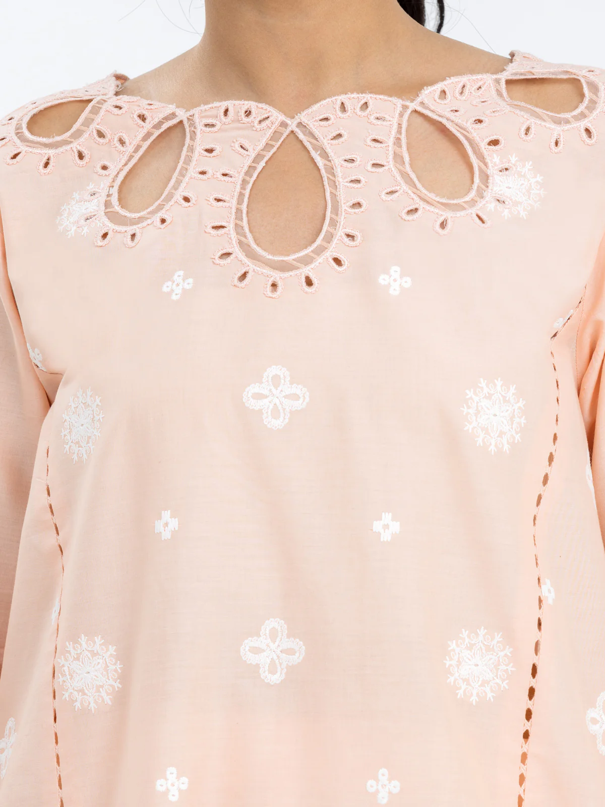 Unstitched Embroidered Cambric Suit - EWU24V2-30138-3P - Image 3