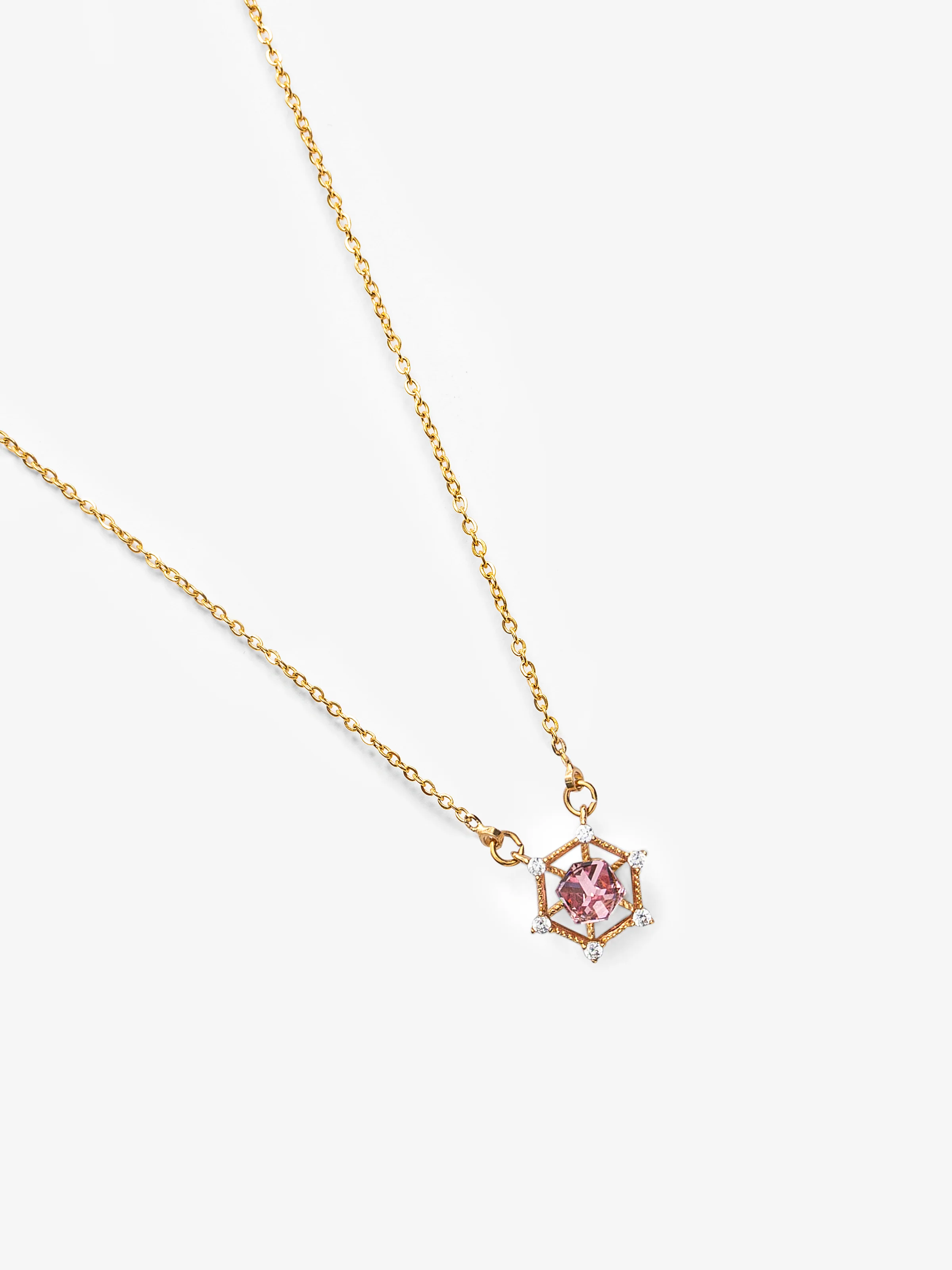 Starburst Gold Necklace - EAWN5-013 - Image 2