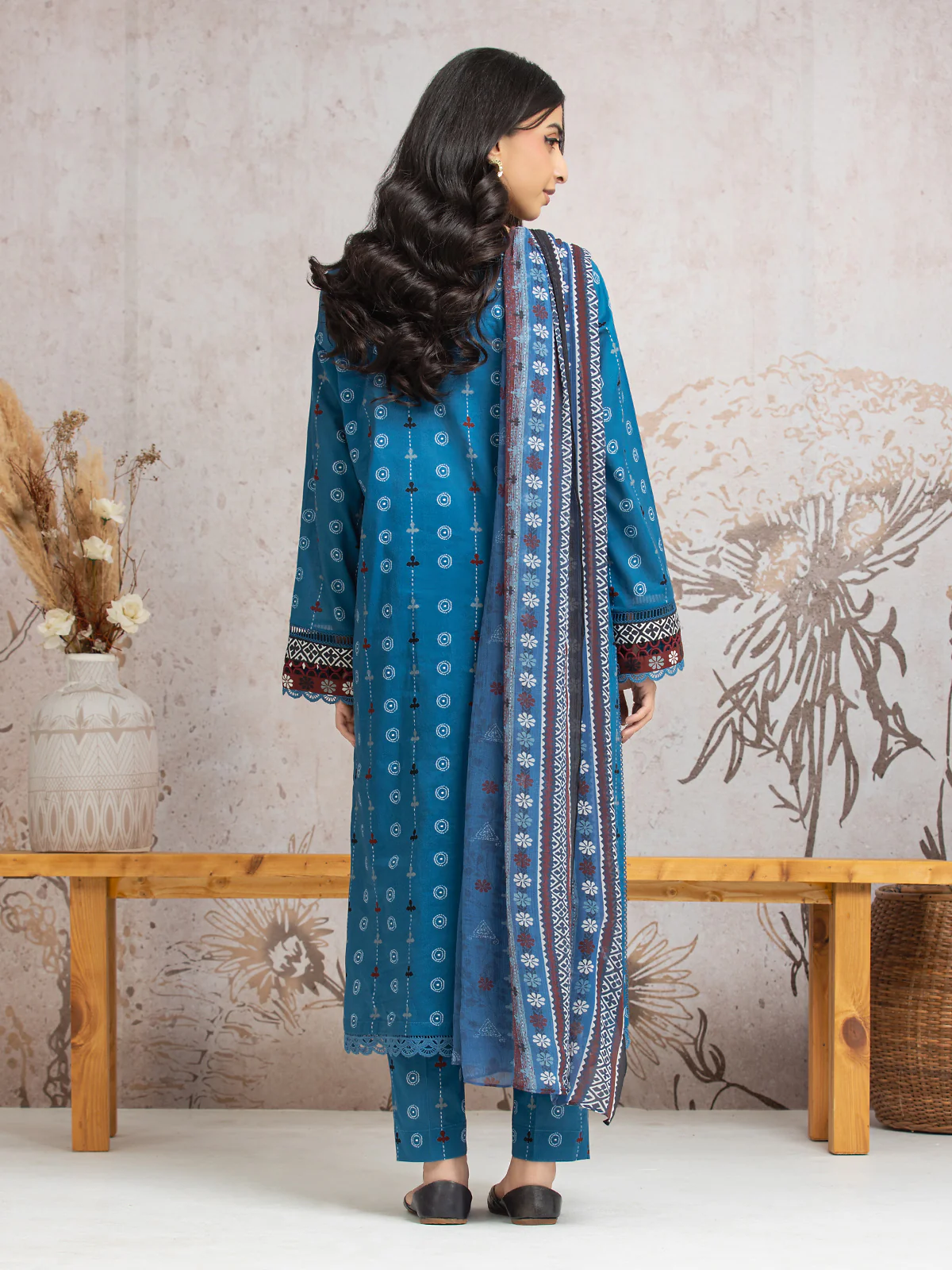 Unstitched Printed Cambric Suit - EWU24M2-014 - Image 2