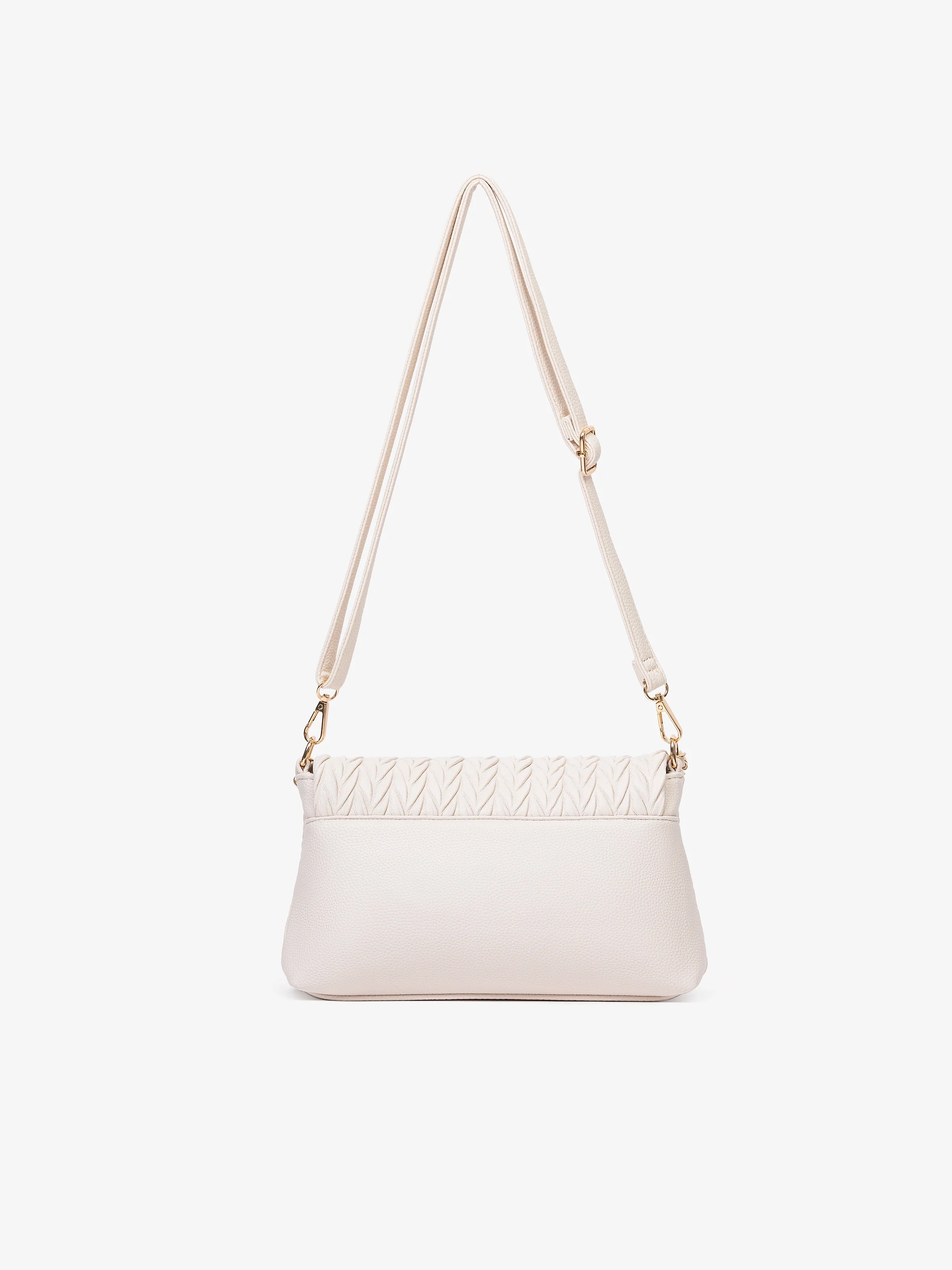 Women's Off White Crossbody Bag - EAWHB5-045 - Image 5