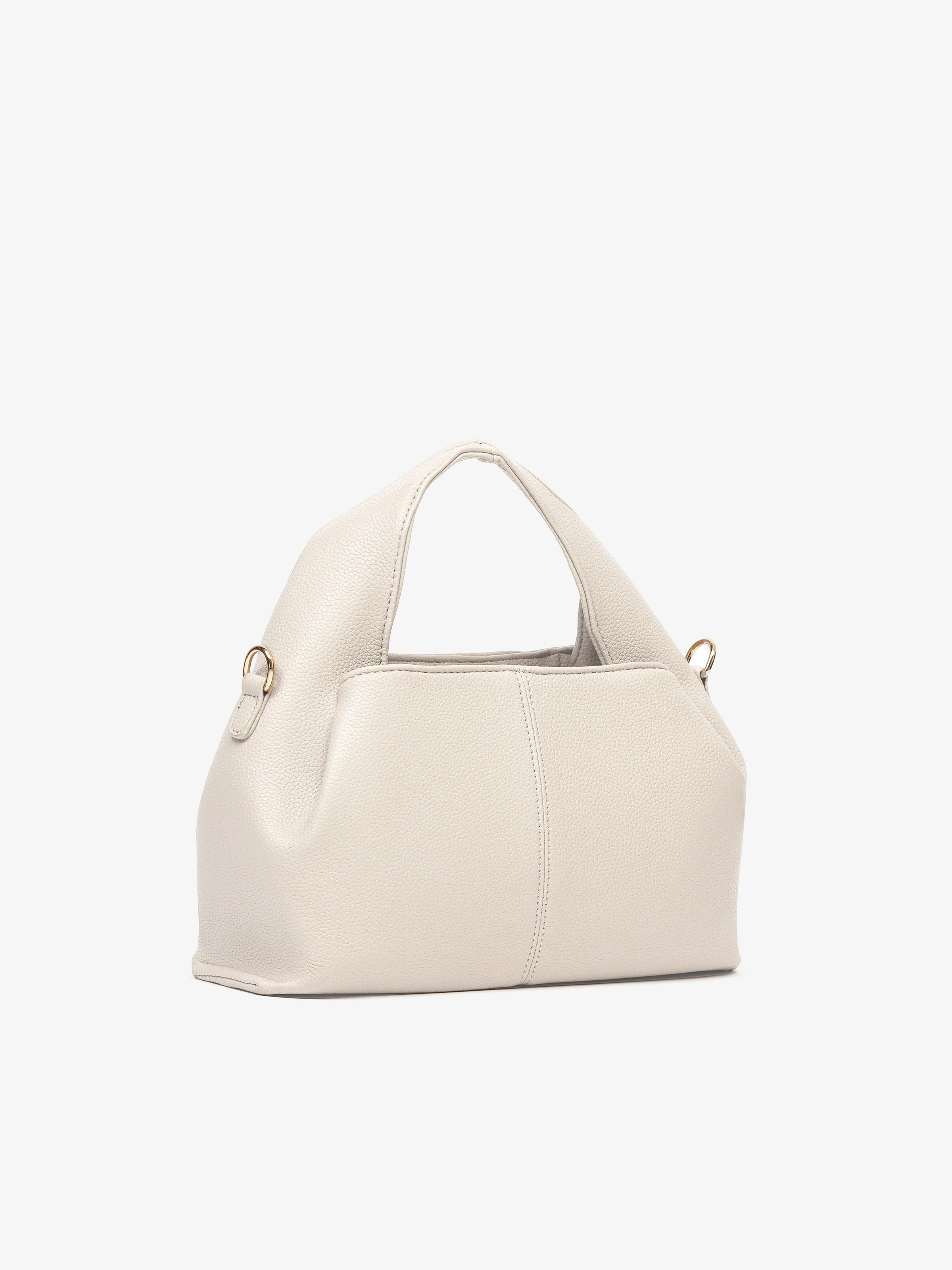 Women's Off White Shoulder Bag - EAWHB5-048 - Image 2