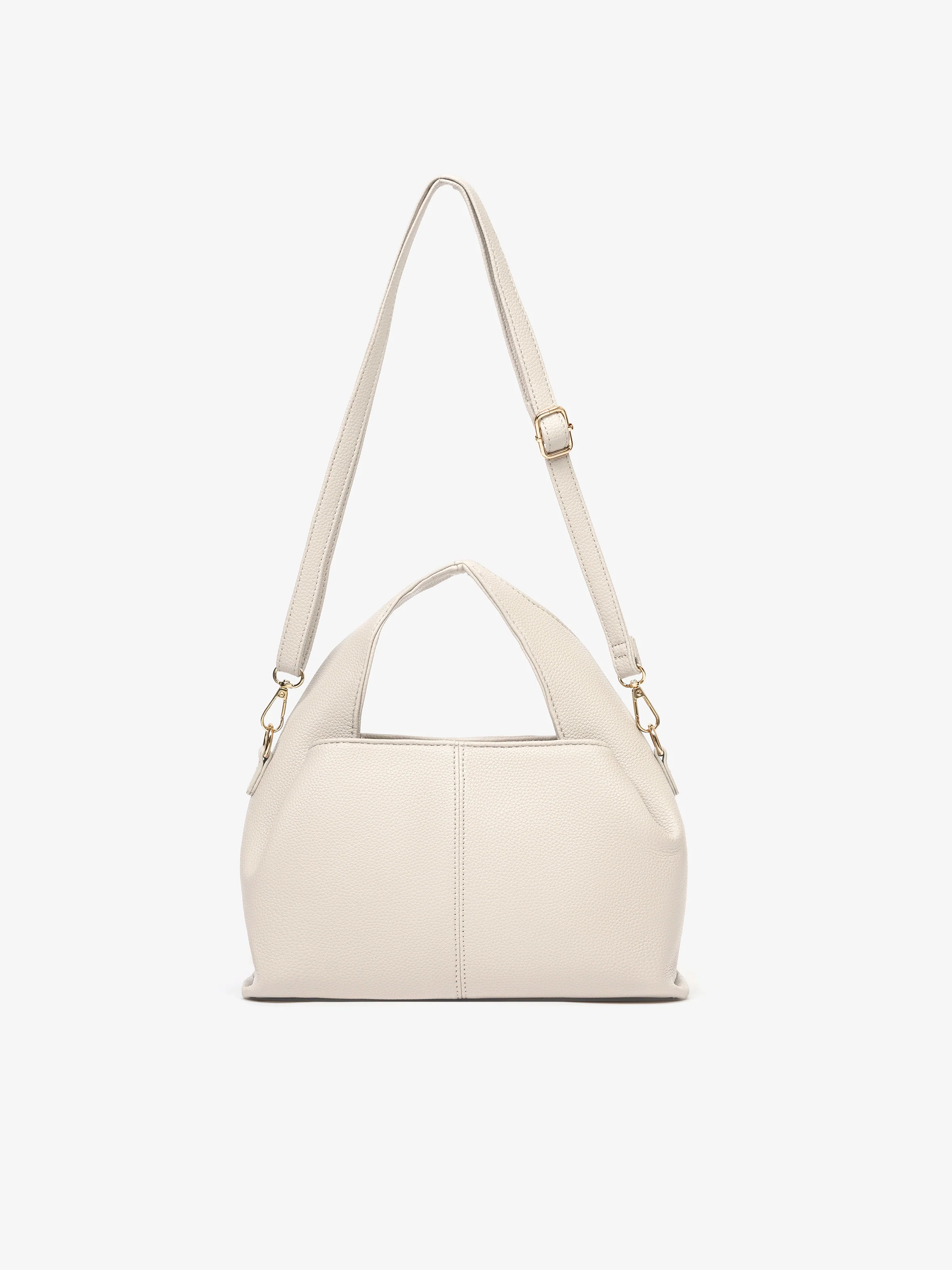 Women's Off White Shoulder Bag - EAWHB5-048 - Image 3