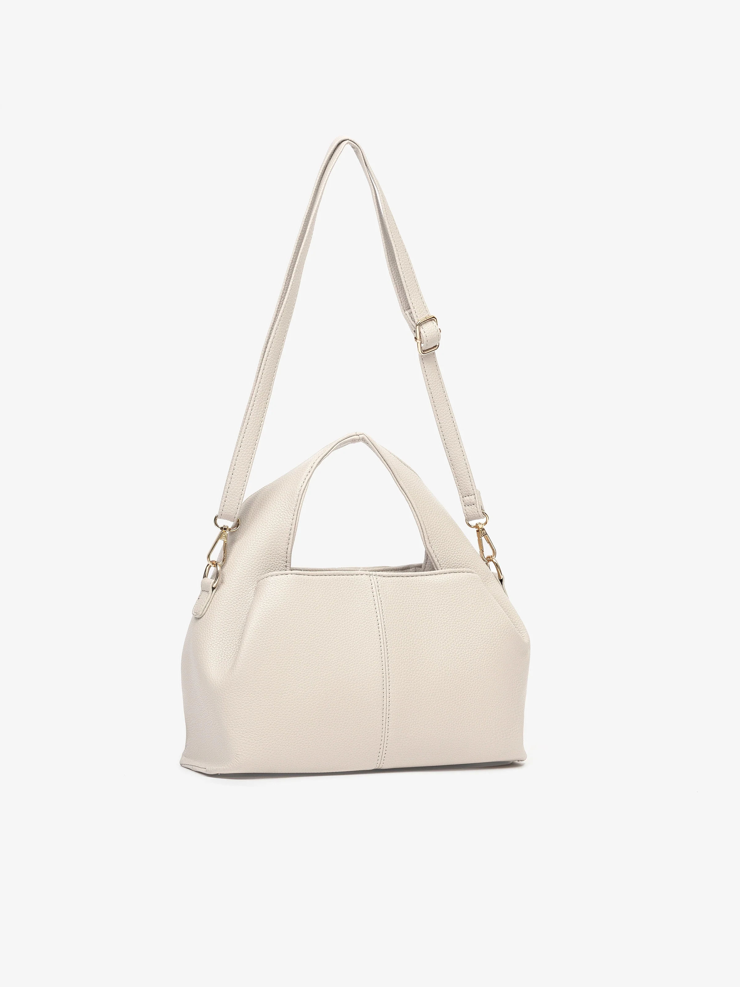 Women's Off White Shoulder Bag - EAWHB5-048 - Image 4