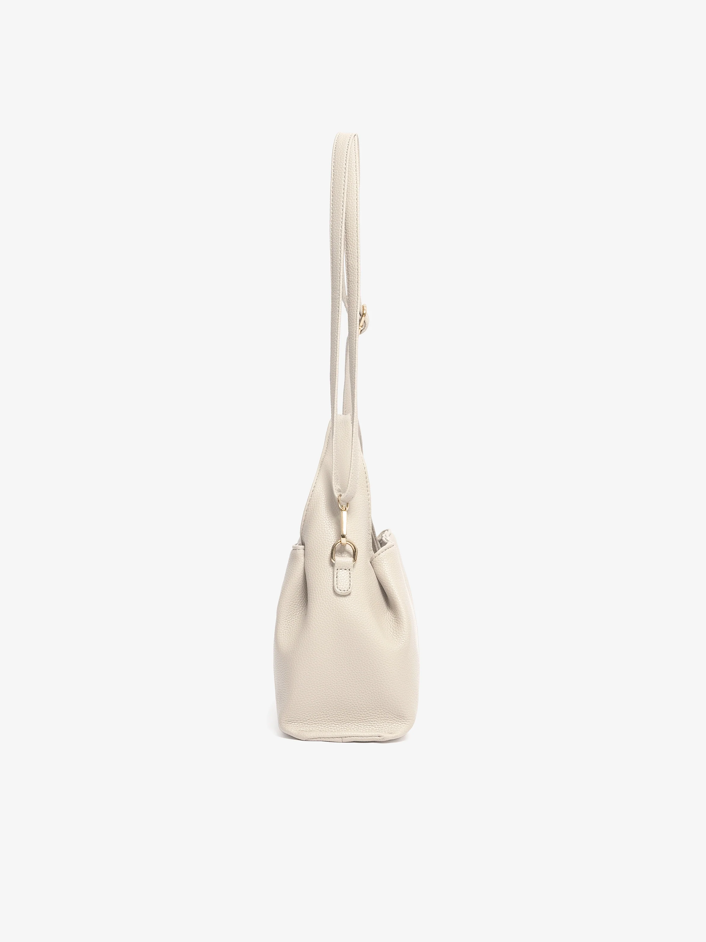 Women's Off White Shoulder Bag - EAWHB5-048 - Image 5