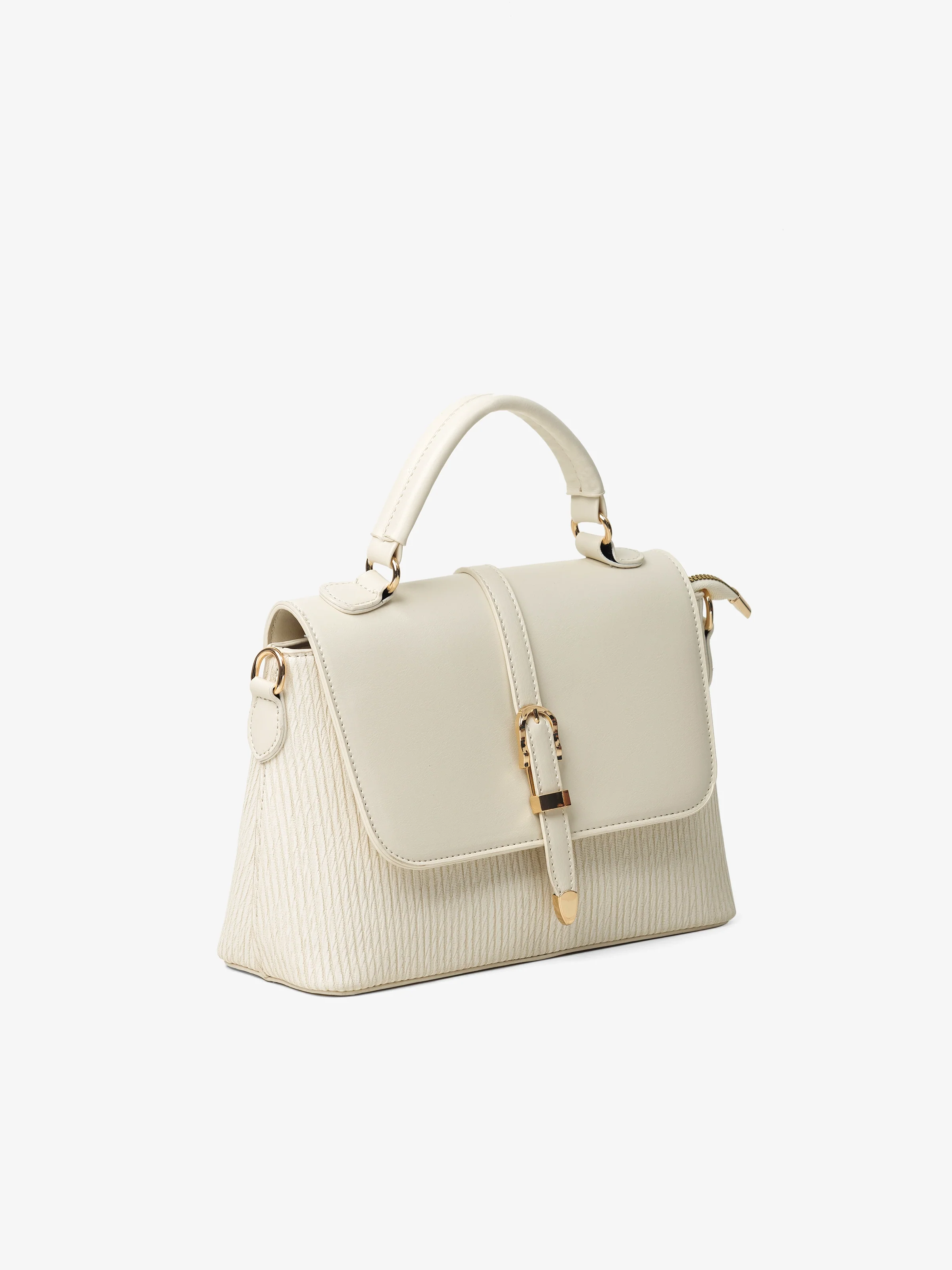 Off White Hand Bag - EAWHB5-008