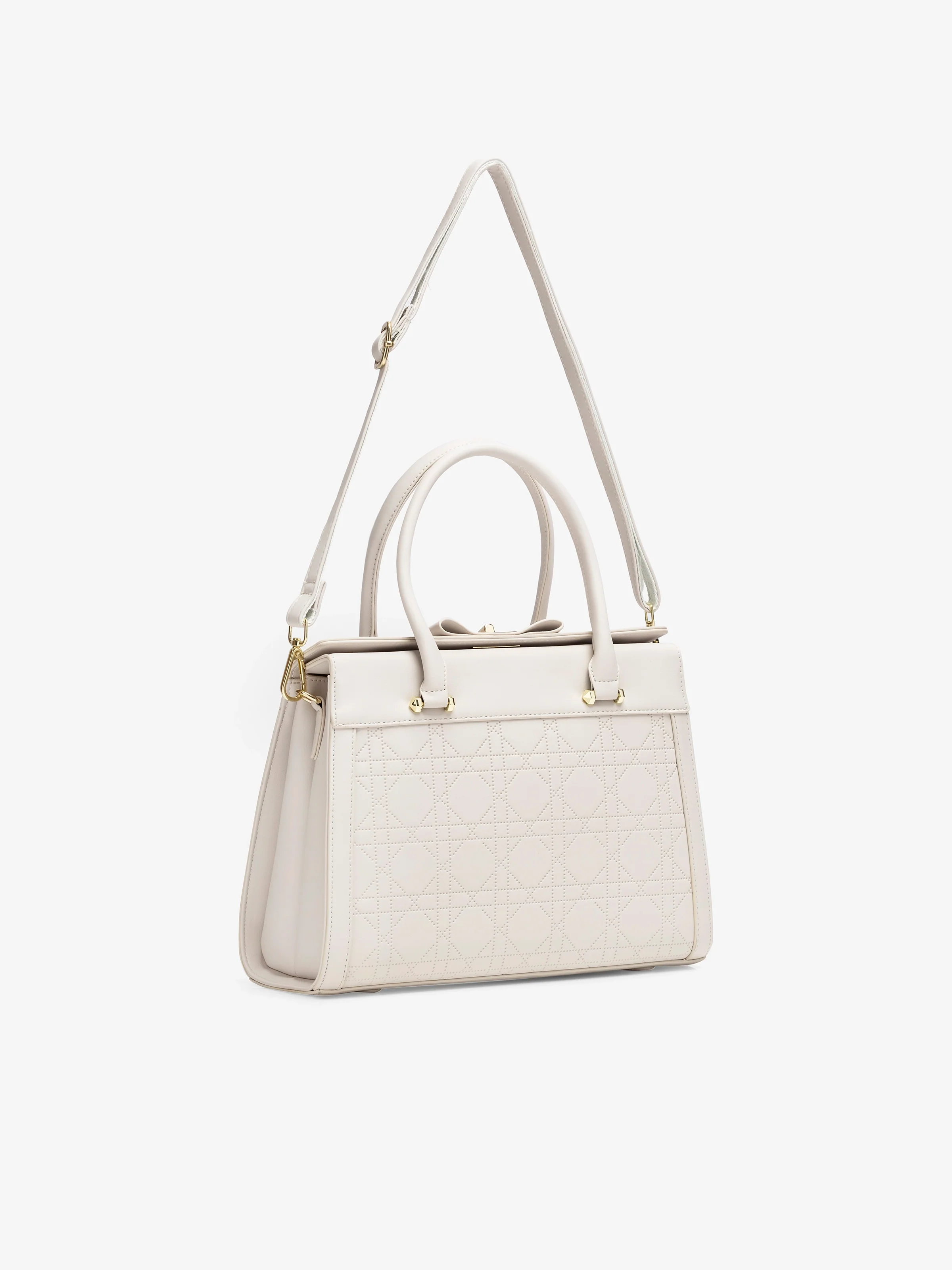 Off White Hand Bag - EAWHB5-019 - Image 2