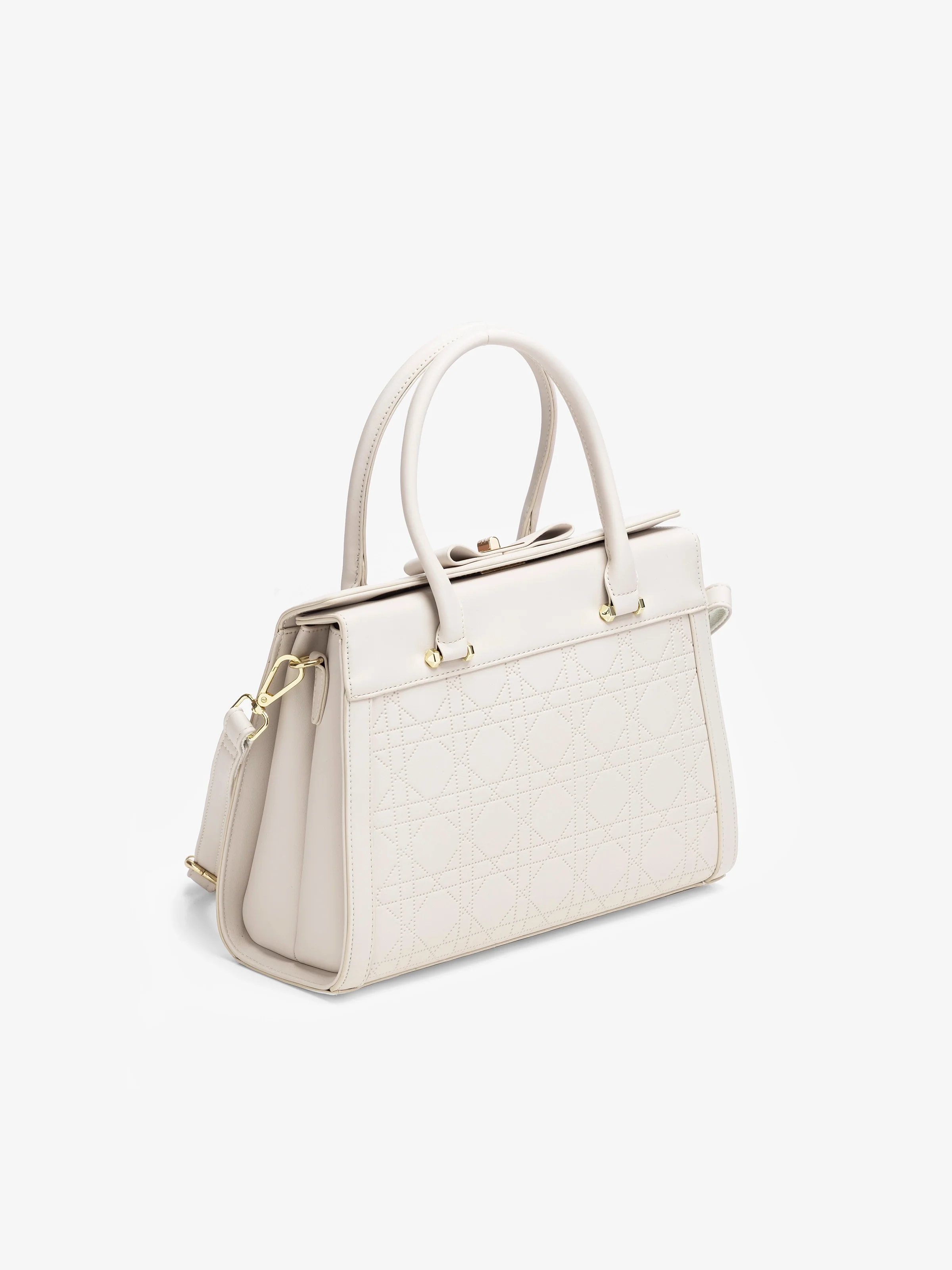 Off White Hand Bag - EAWHB5-019 - Image 3