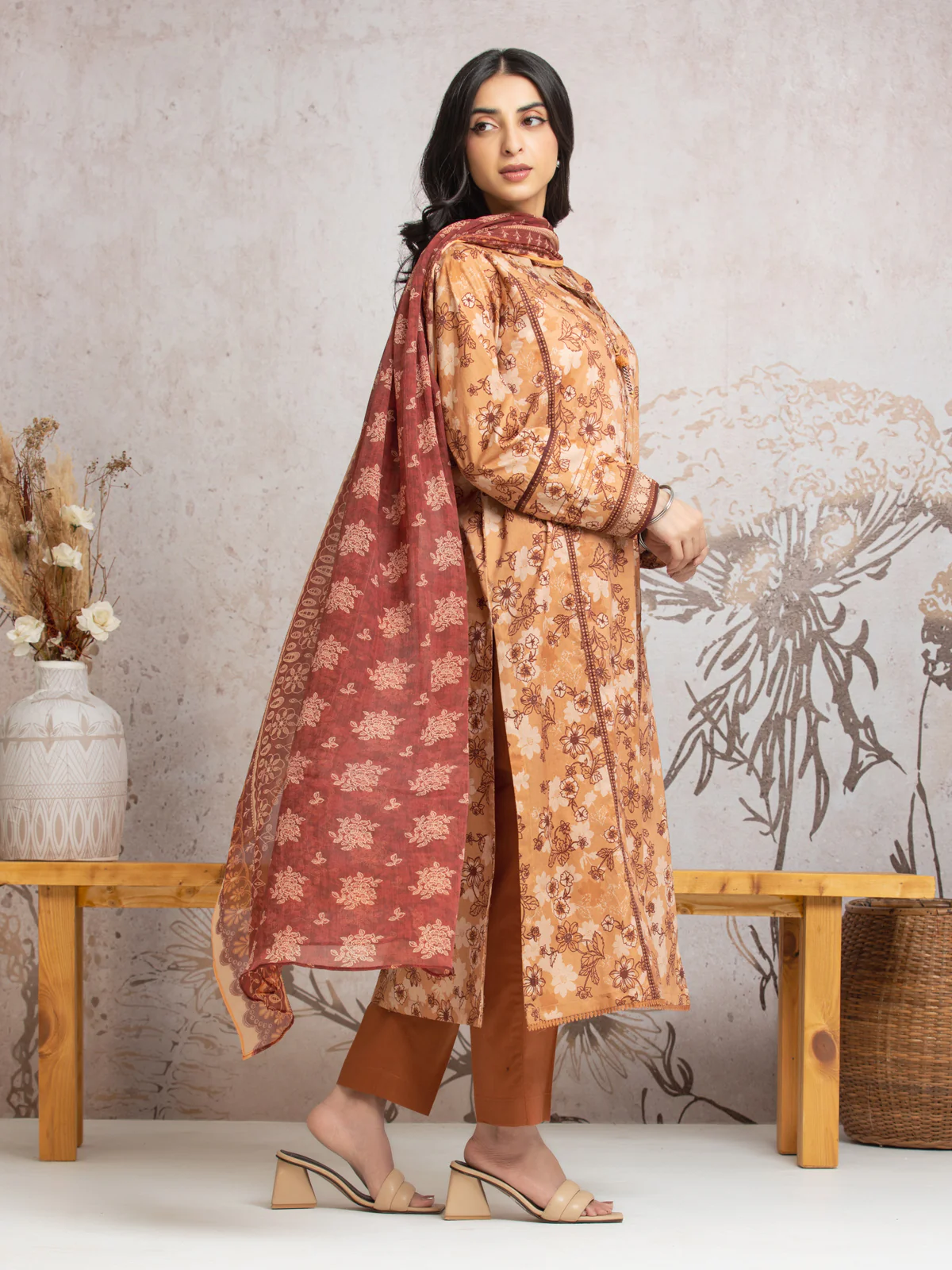 Unstitched Printed Cambric Suit - EWU24M2-001 - Image 2