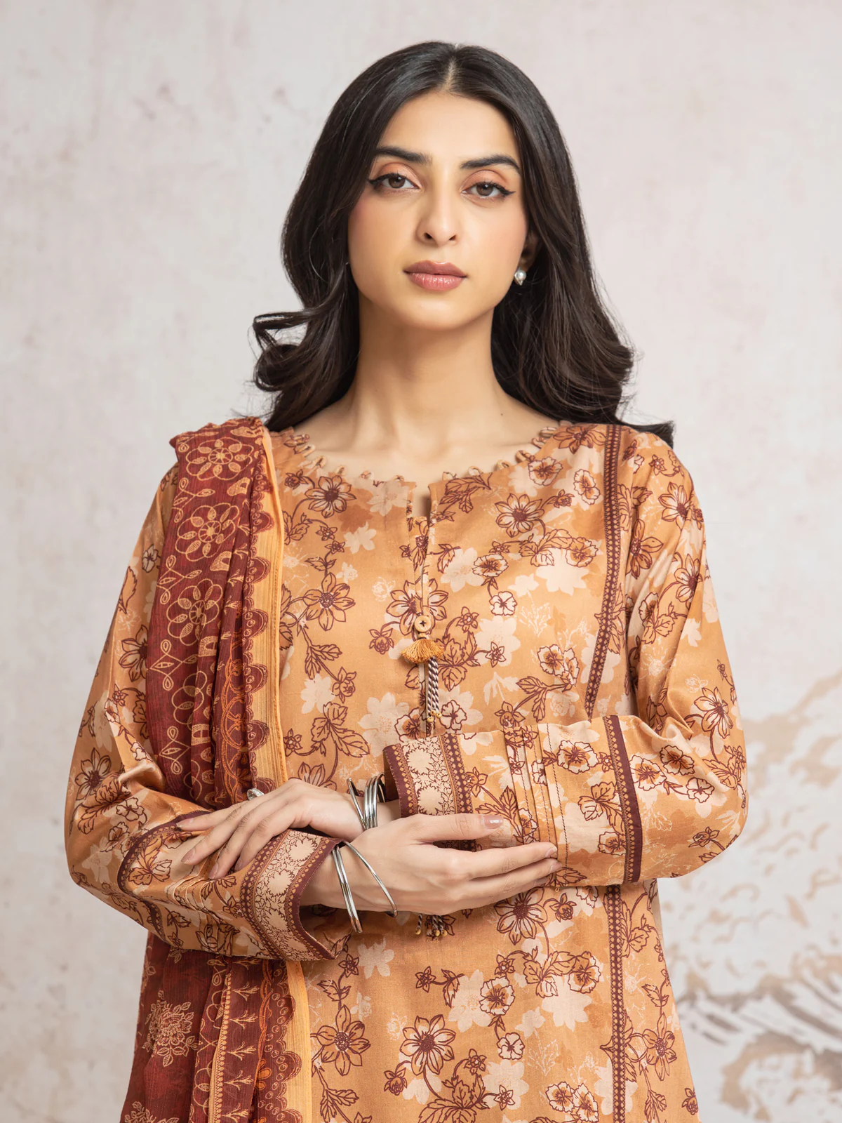 Unstitched Printed Cambric Suit - EWU24M2-001 - Image 4