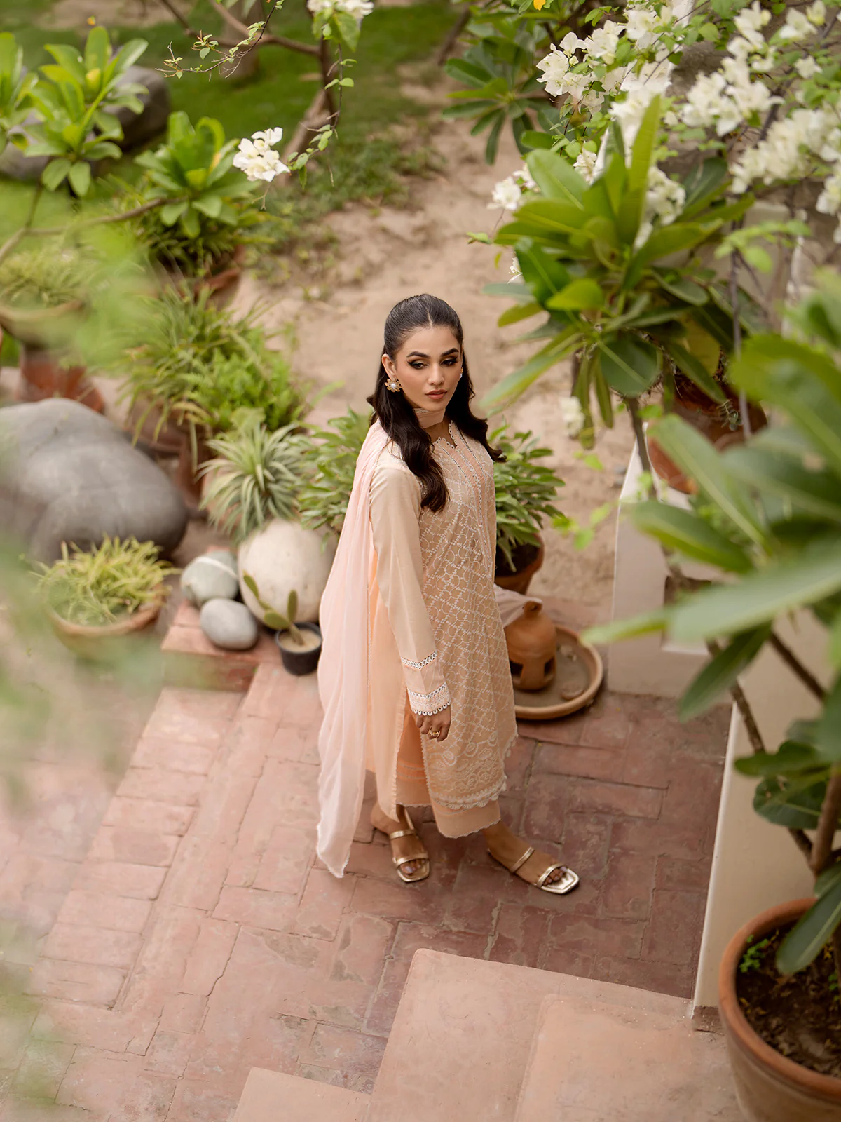 Unstitched Embroidered Cambric Suit - EWU24V2-28618-3P - Image 5