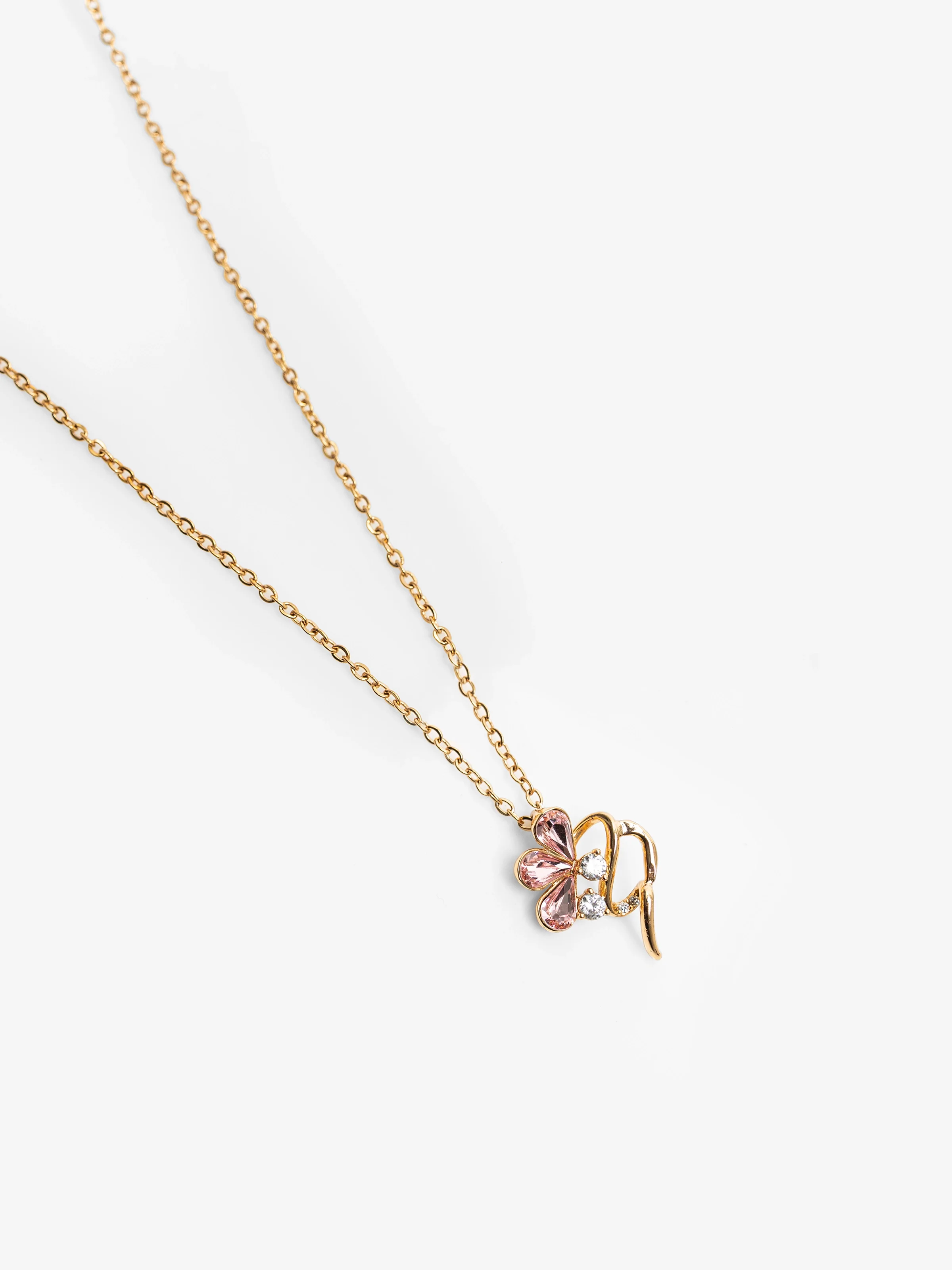 Pink Aurora Bloom Necklace - EAWN5-008 - Image 2