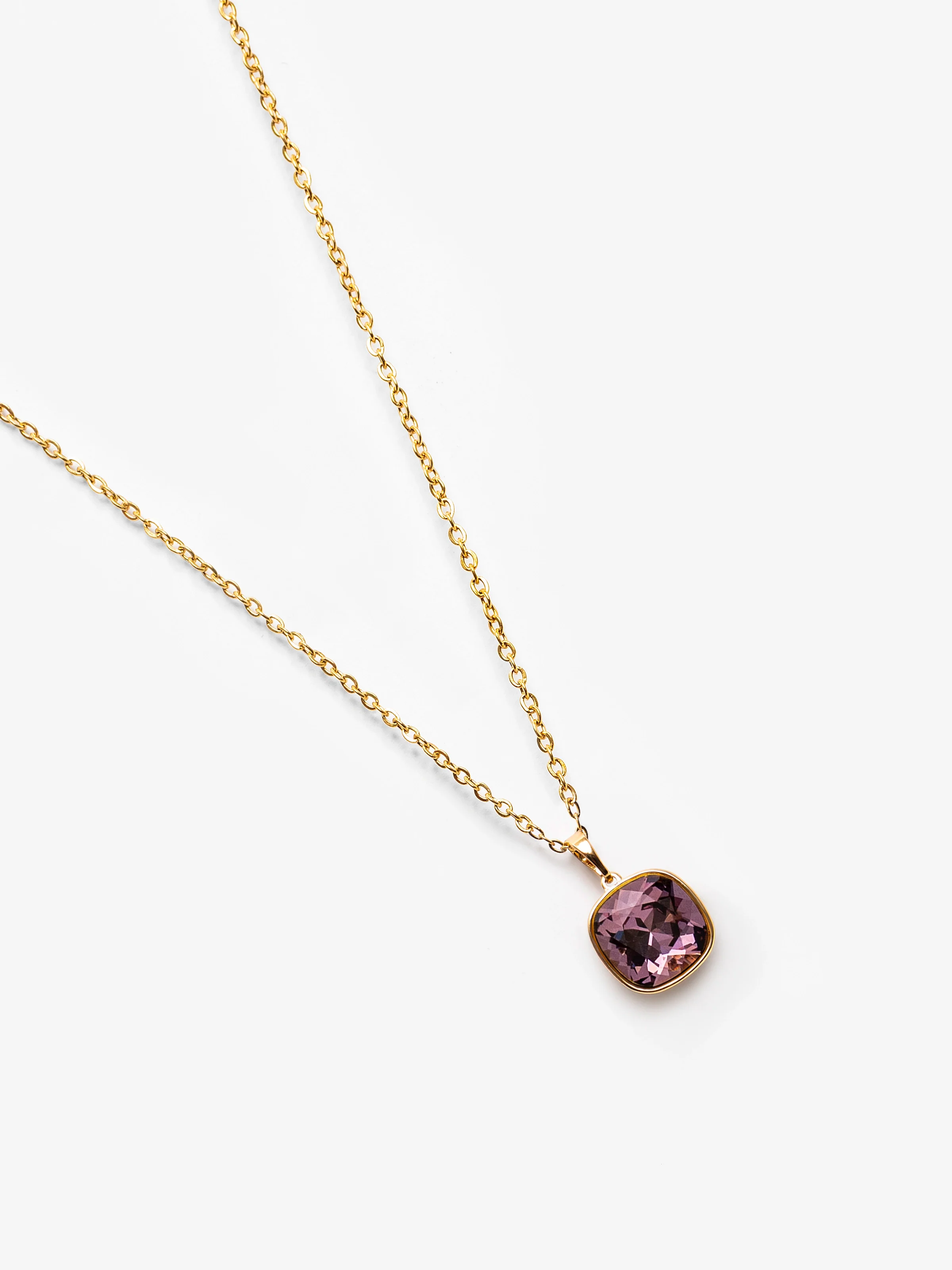 Amethyst Gleam Necklace - EAWN5-014 - Image 2