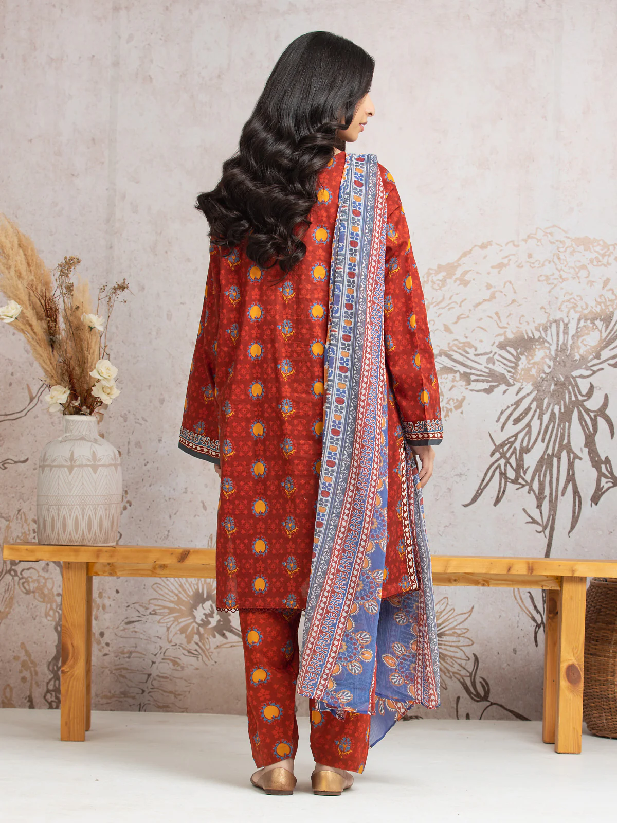 Unstitched Printed Cambric Suit - EWU24M2-003 - Image 2
