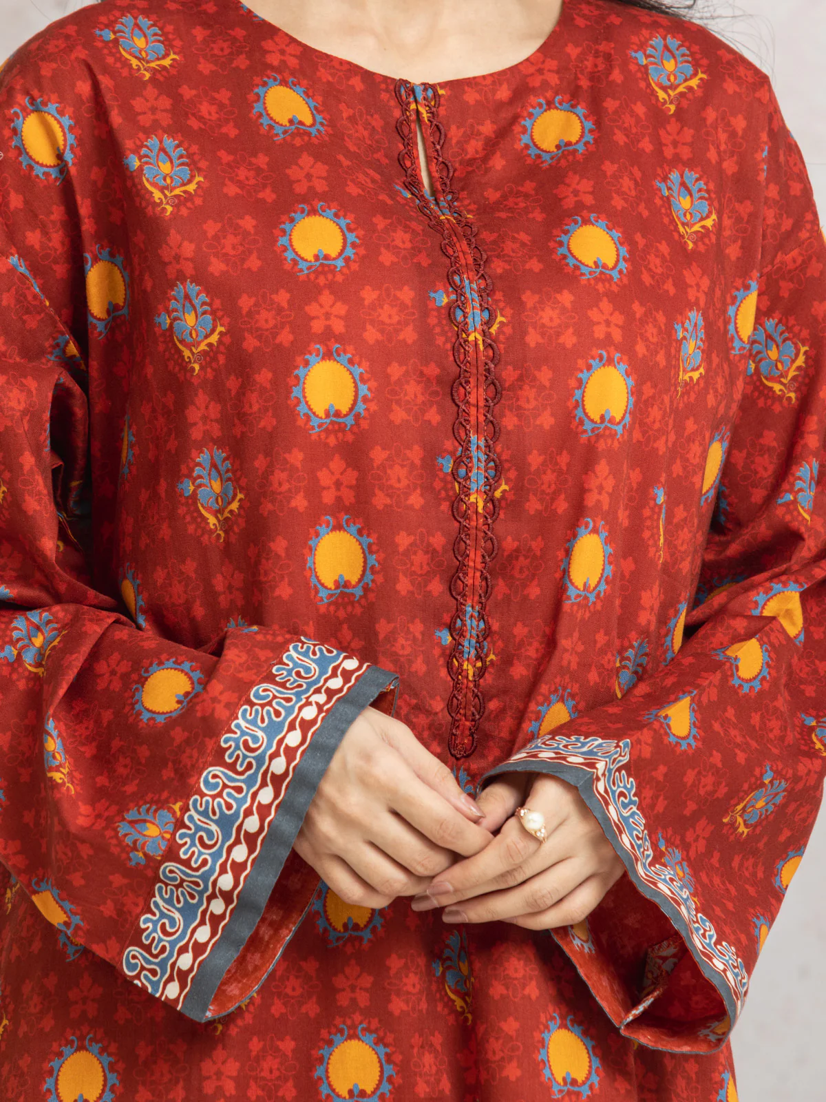 Unstitched Printed Cambric Suit - EWU24M2-003 - Image 3