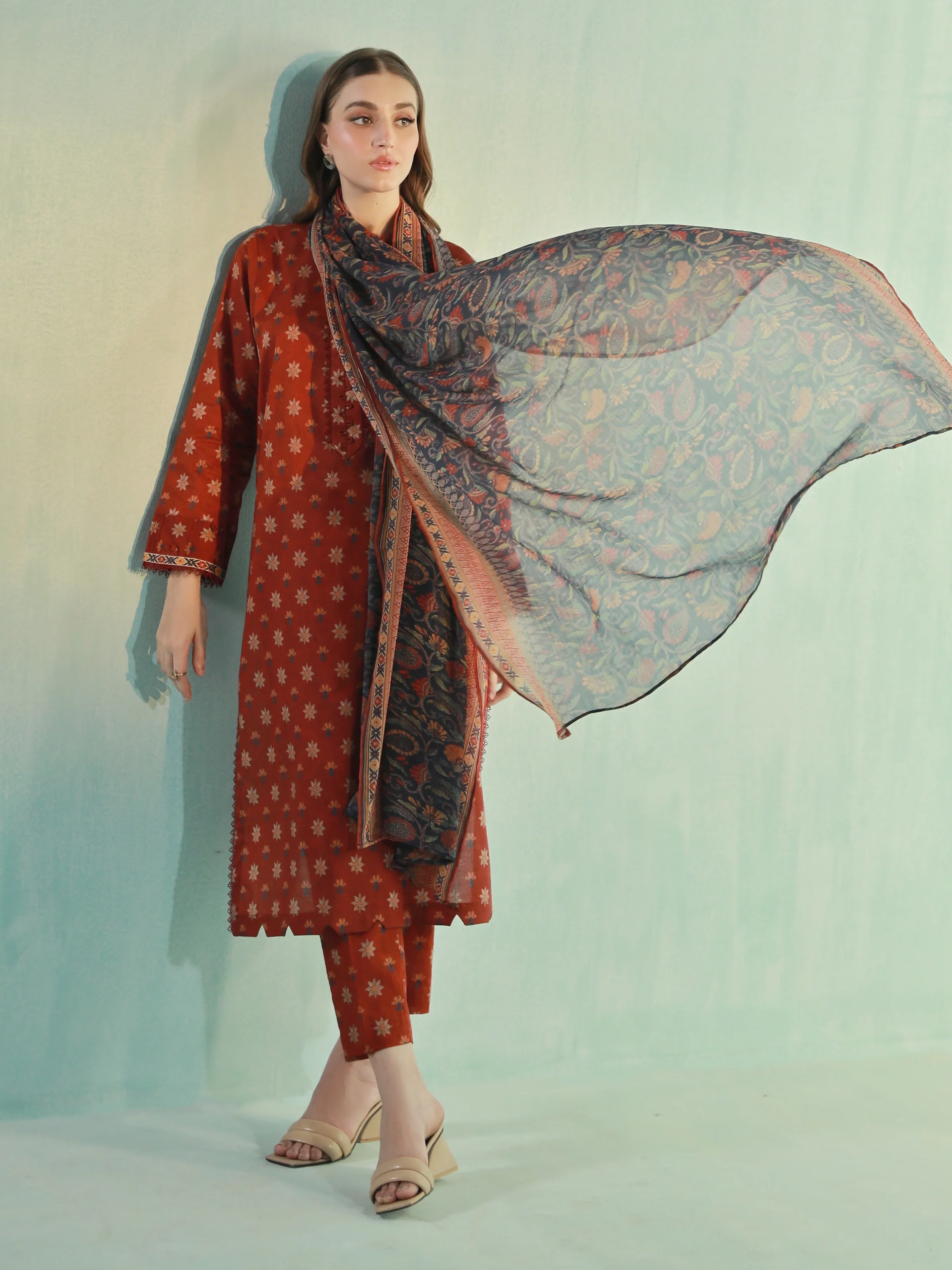 Unstitched Printed Cambric Suit - EWU24M2-016