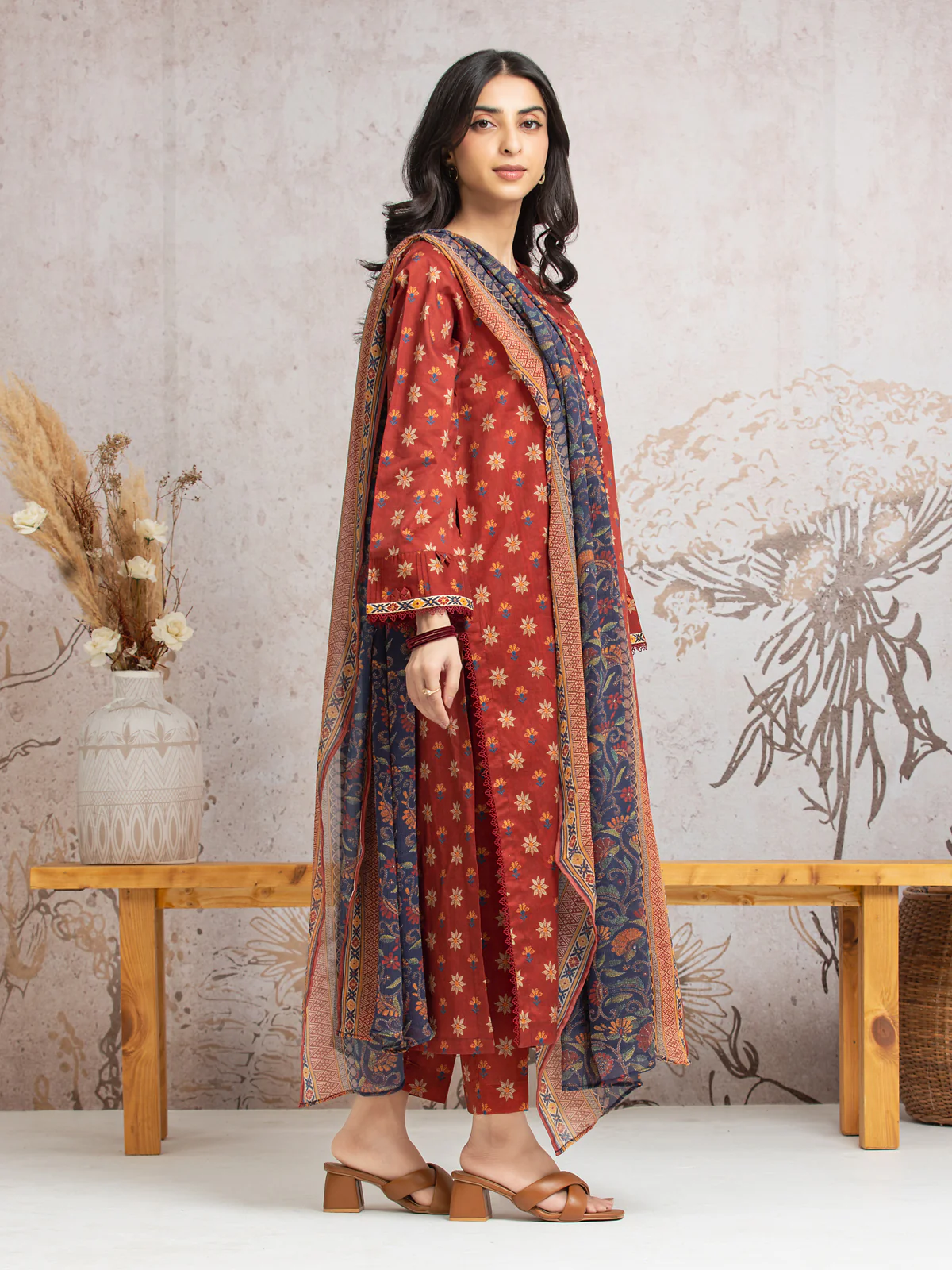 Unstitched Printed Cambric Suit - EWU24M2-016 - Image 3