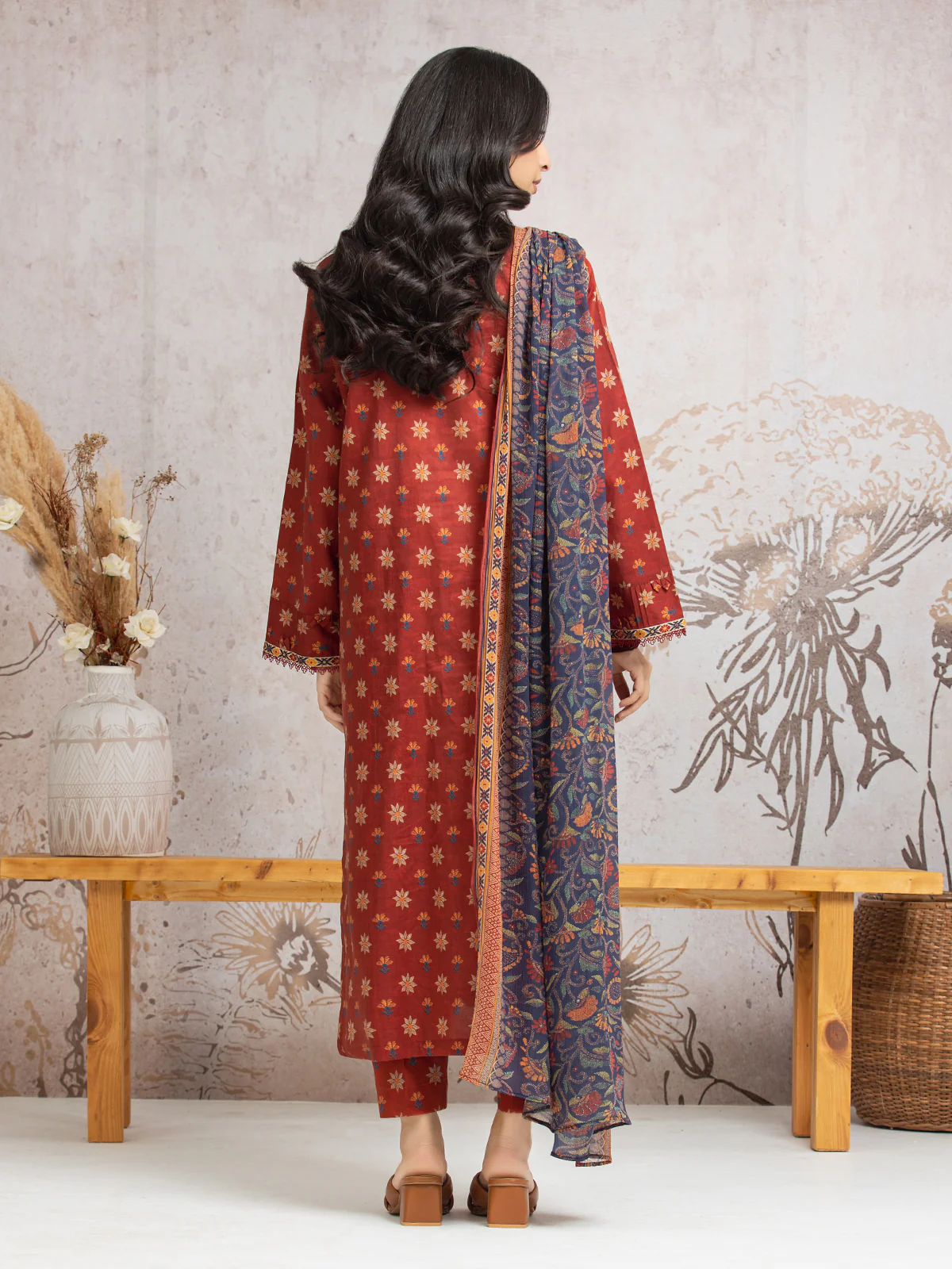 Unstitched Printed Cambric Suit - EWU24M2-016 - Image 7