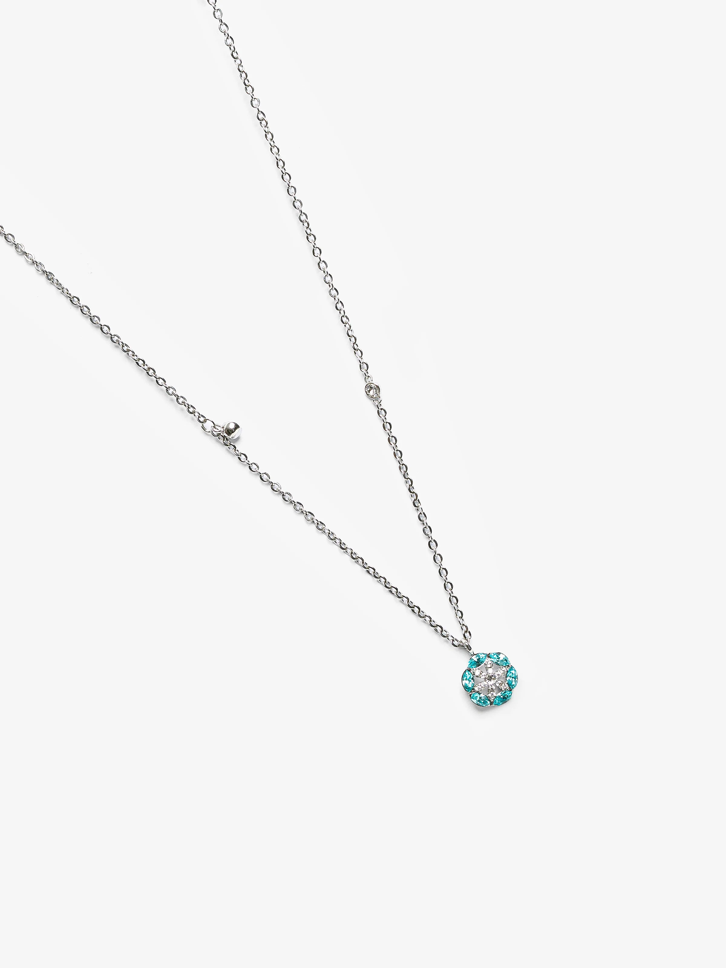 Cerulean Bloom Necklace - EAWN5-015 - Image 2