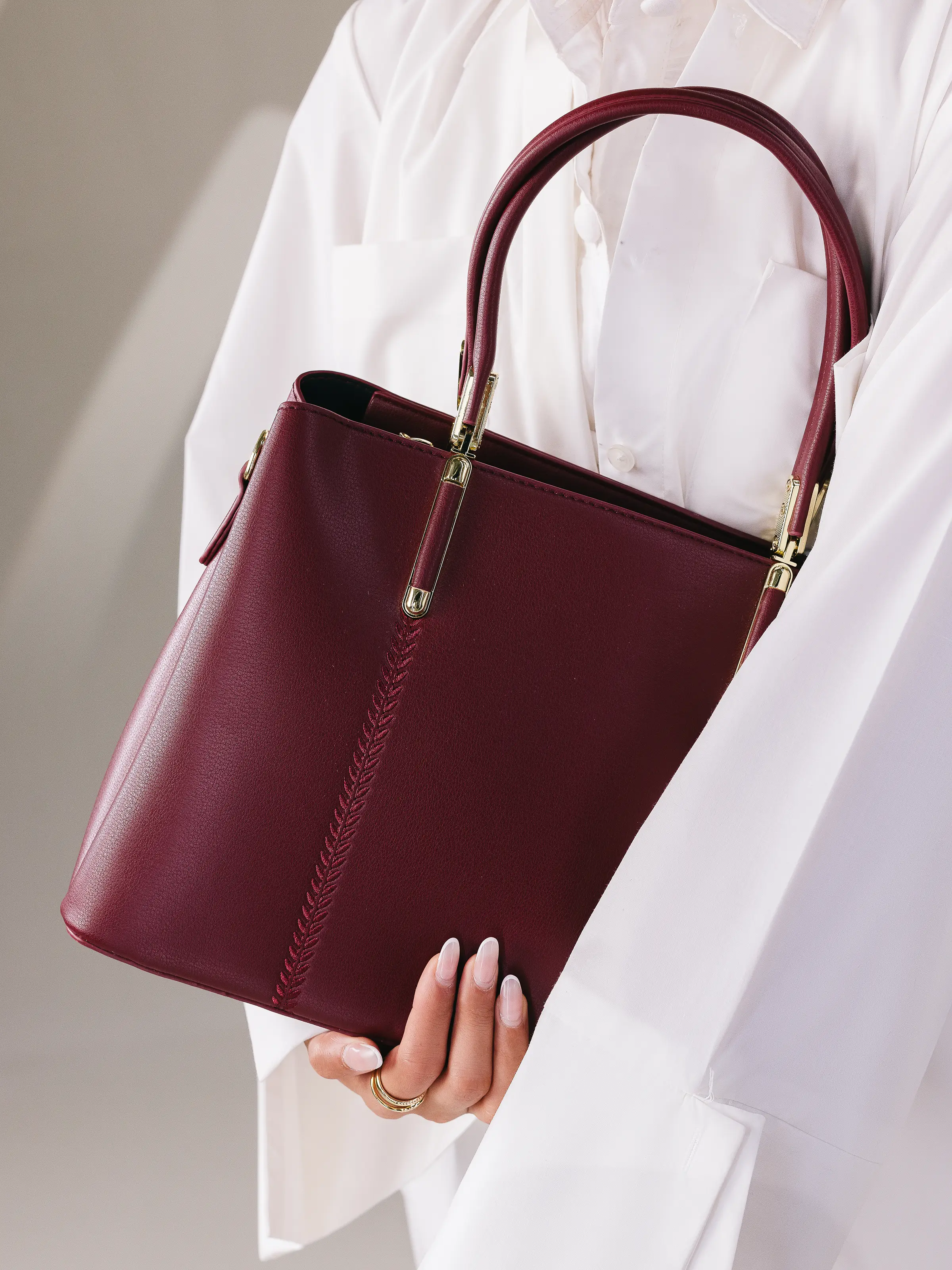 Wine Hand Bag - EAWHB5-005 - Image 3